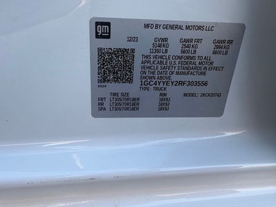 2024 Chevrolet Silverado 2500HD 4WD Crew Cab Standard Bed ZR2