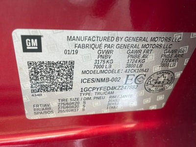 2019 Chevrolet Silverado 1500 LT Trail Boss - SUNROOF