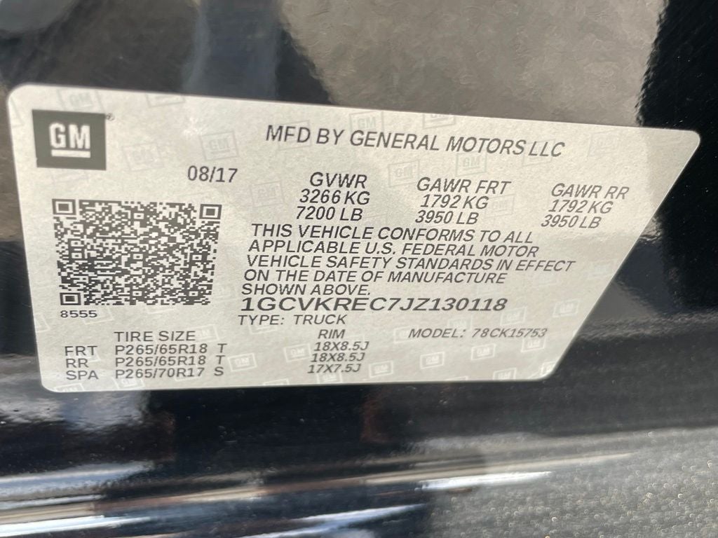 2018 Chevrolet Silverado 1500 LT LT2 - Z71 PKG / TOWING PKG