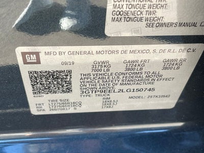 2020 GMC Sierra 1500 AT4 - NAVIGATION / OFFROAD SUSPENSION