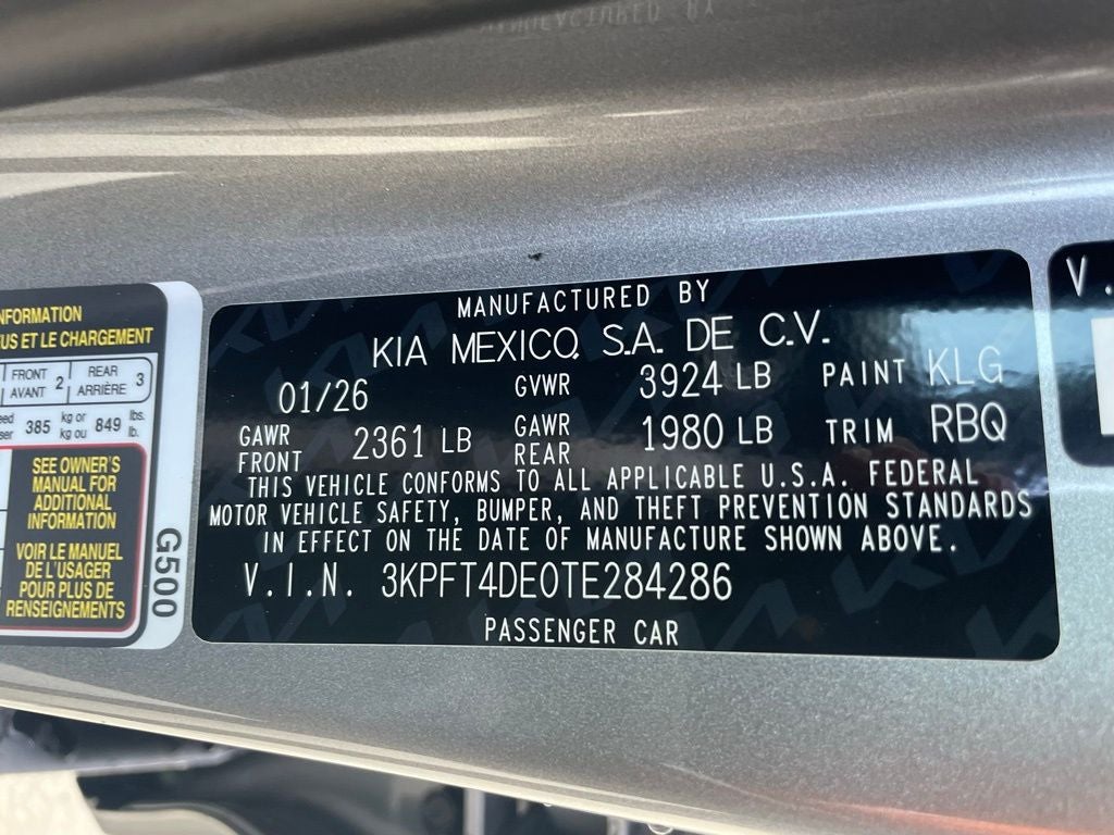 2026 Kia K4 LXS