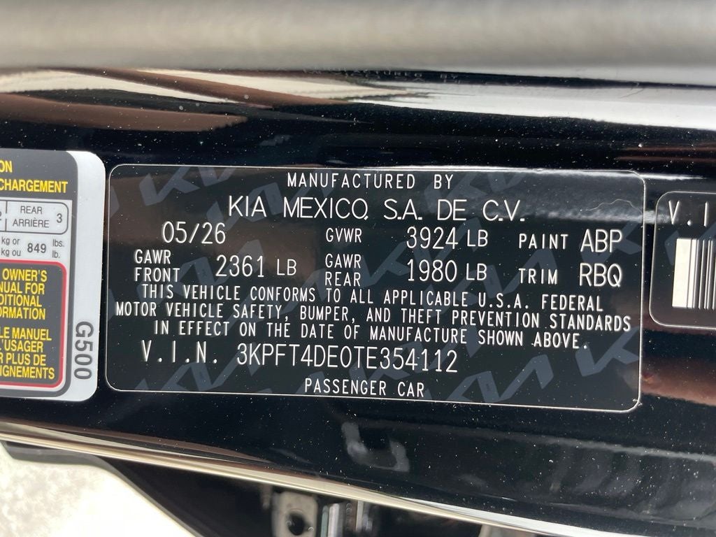 2026 Kia K4 LXS