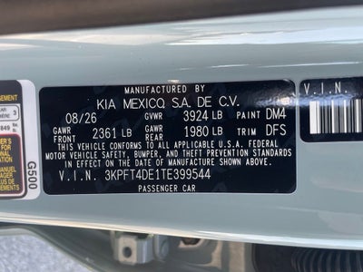 2026 Kia K4 LXS
