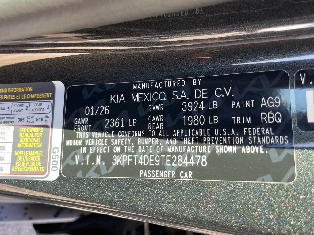 2026 Kia K4 LXS
