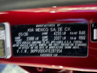 2026 Kia K4 GT-Line Turbo