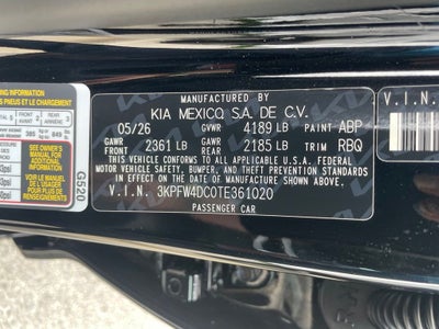 2026 Kia K4 GT-Line Turbo