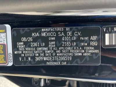 2026 Kia K4 GT-Line