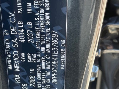 2026 Kia K4 EX
