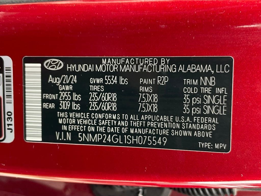 2025 Hyundai Santa Fe SEL - APPLE CARPLAY / POWER LIFTGATE