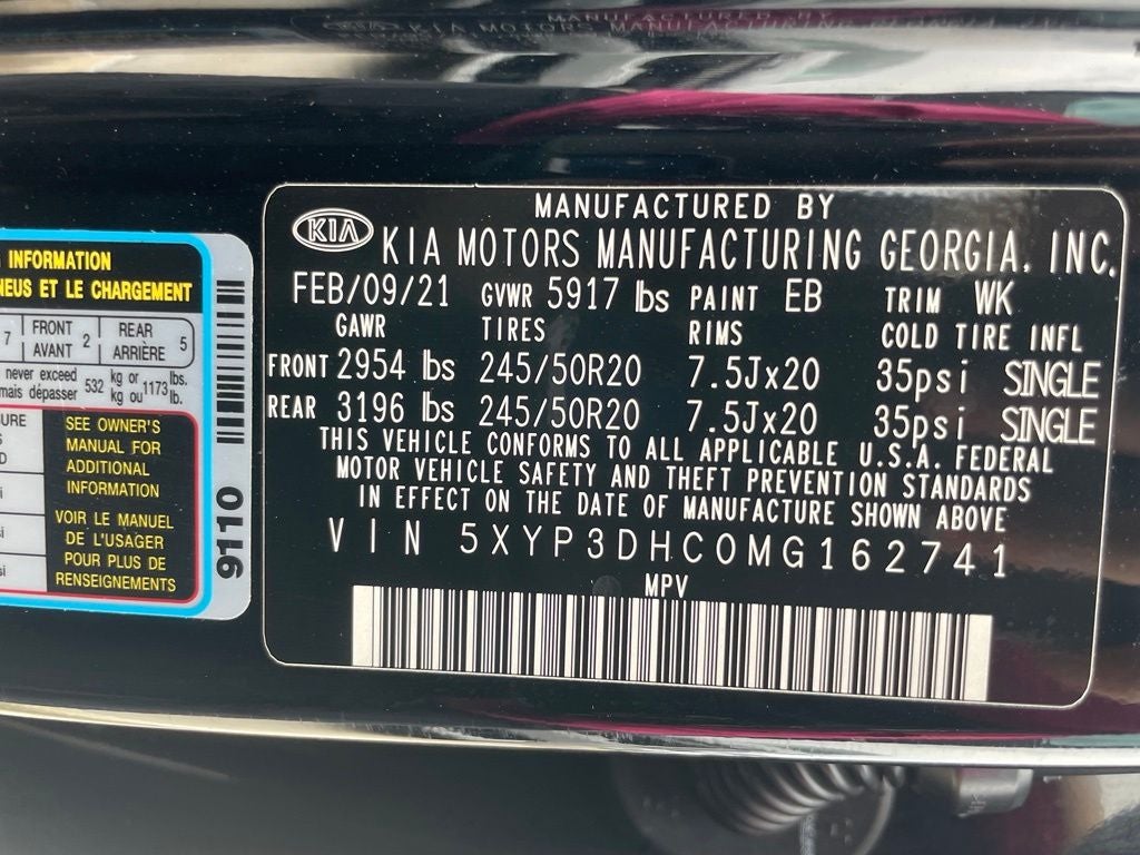 2021 Kia Telluride EX - CAPTAINS CHAIRS / TOWING PACKAGE