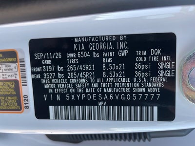2027 Kia Telluride Hybrid X-Line SX