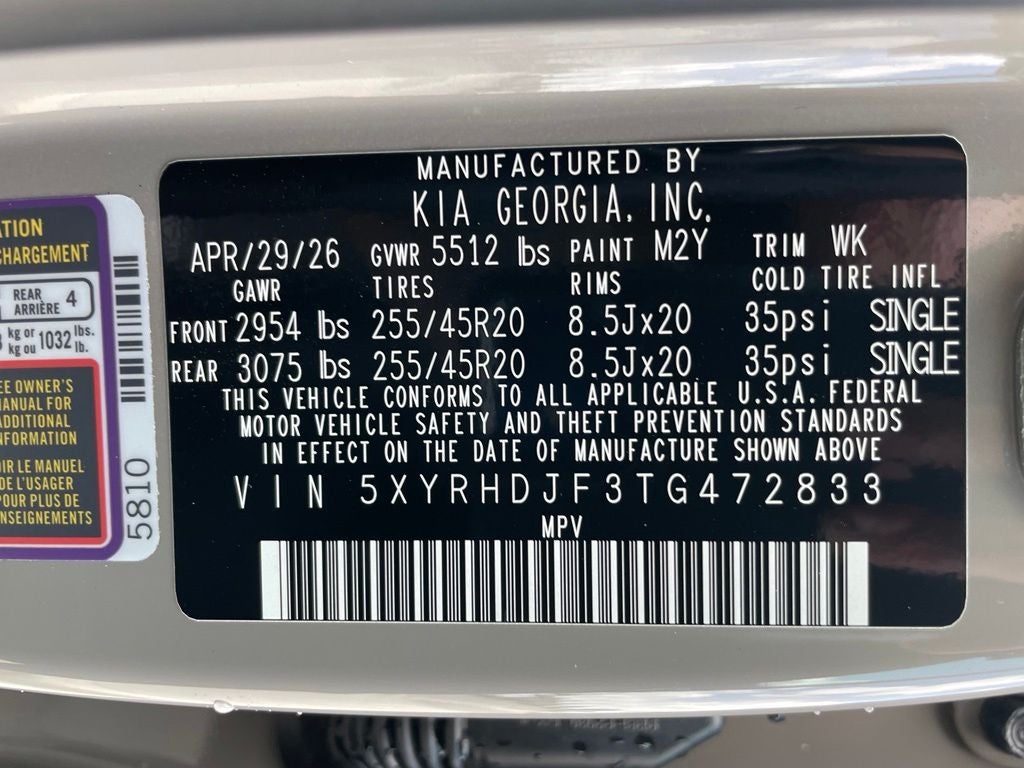 2026 Kia Sorento X-Line EX