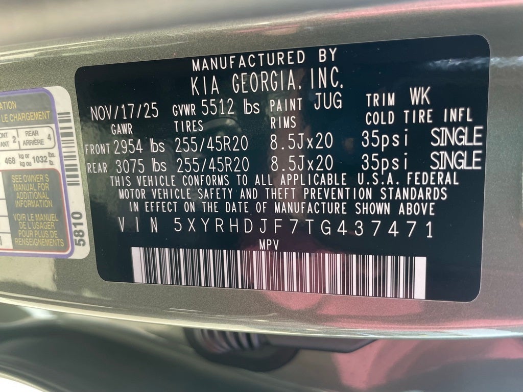 2026 Kia Sorento X-Line EX