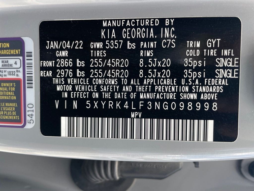 2022 Kia Sorento SX