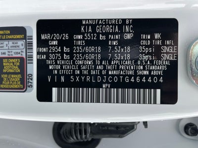 2026 Kia Sorento S