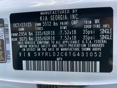 2026 Kia Sorento S