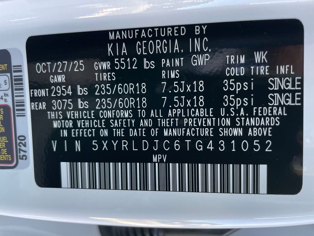 2026 Kia Sorento S