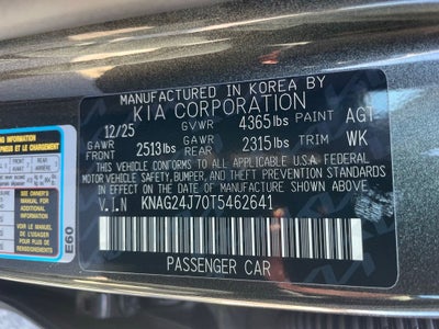 2026 Kia K5 LXS