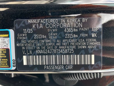 2026 Kia K5 LXS