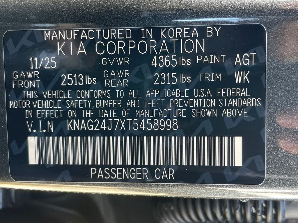 2026 Kia K5 LXS