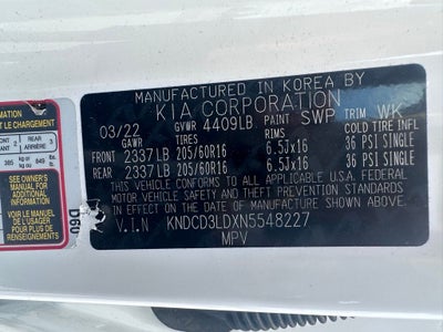 2022 Kia Niro Plug-In Hybrid EX - KIA CERTIFIED / BLIND-SPOT WARNING