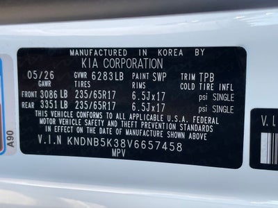 2027 Kia Carnival LXS