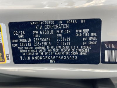 2026 Kia Carnival EX