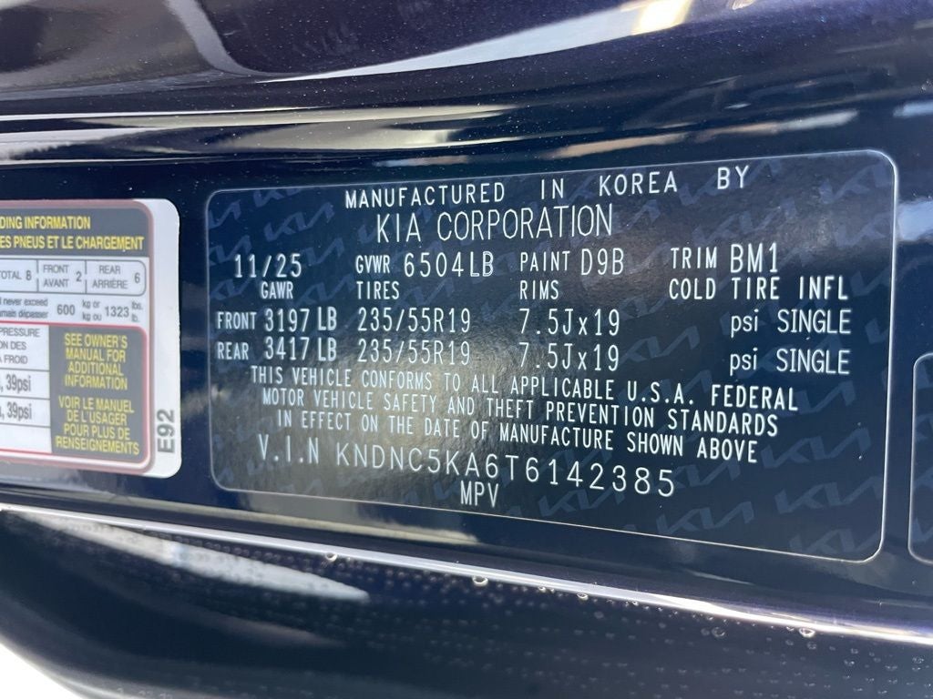 2026 Kia Carnival Hybrid EX