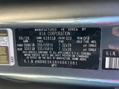 2027 Kia Carnival SX