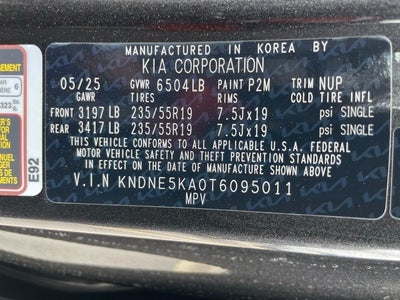 2026 Kia Carnival Hybrid SX