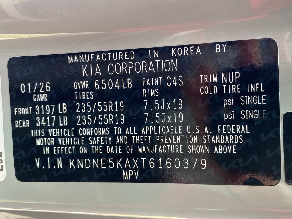 2026 Kia Carnival Hybrid SX