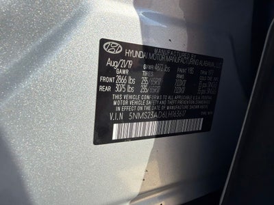 2020 Hyundai Santa Fe SE