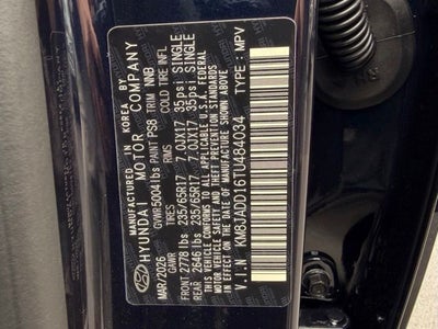 2026 Hyundai Tucson Hybrid Blue SE