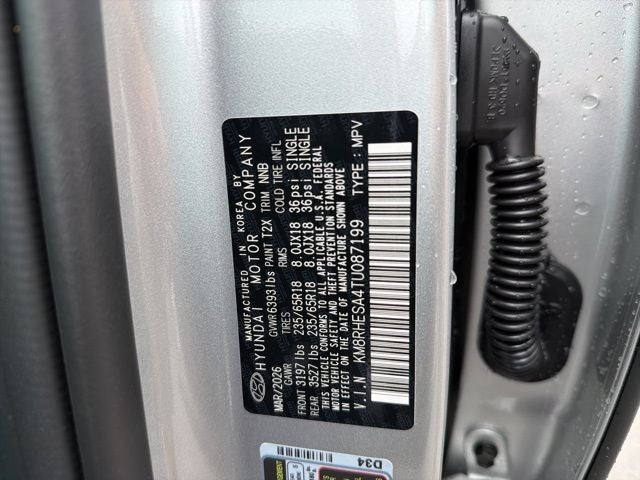 2026 Hyundai Palisade Hybrid SEL Premium 7 Passenger