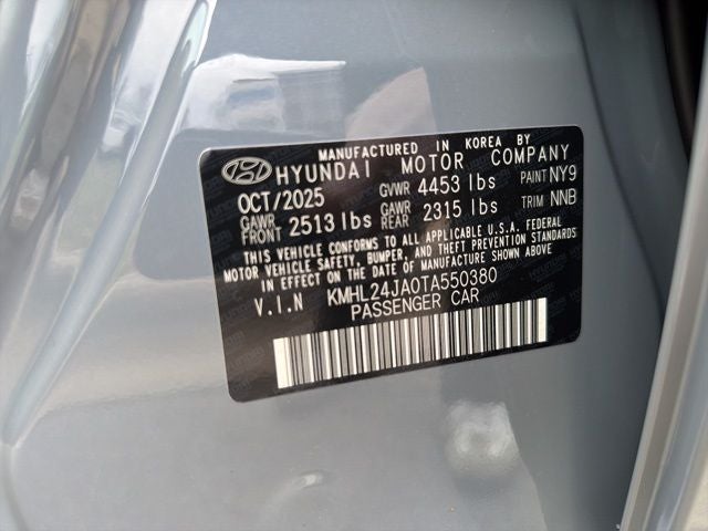 2026 Hyundai Sonata SE