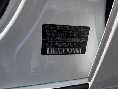 2026 Hyundai Sonata SE
