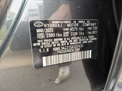 2025 Hyundai Sonata Hybrid SEL