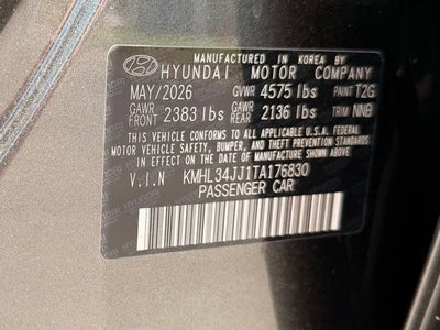 2026 Hyundai Sonata Hybrid SEL