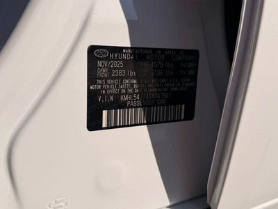 2026 Hyundai Sonata Hybrid Limited