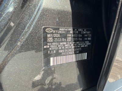 2026 Hyundai Sonata SEL Sport