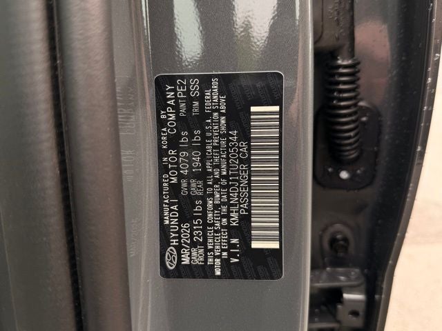 2026 Hyundai Elantra Hybrid Limited