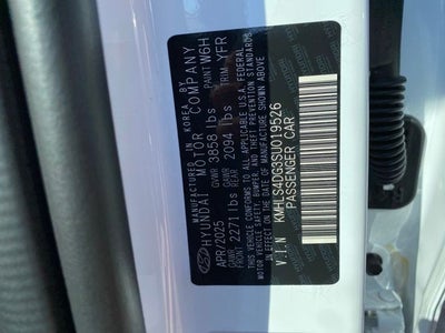 2025 Hyundai Elantra SEL Convenience