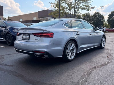 2023 Audi A5 Sportback Premium Plus, Leather, Moonroof, Clean CarFax quattro
