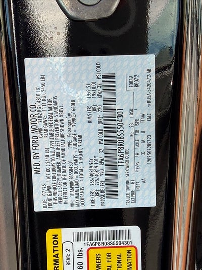 2025 Ford Mustang Dark Horse