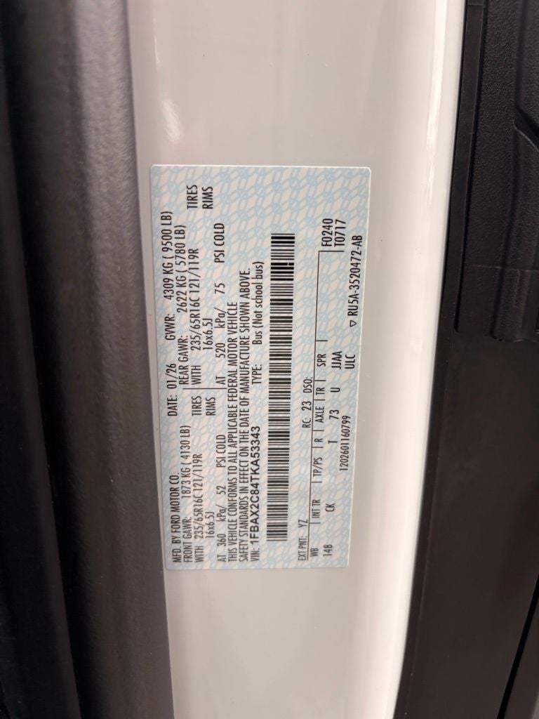 2026 Ford Transit-350 XLT