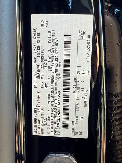 2026 Ford Escape Hybrid ST-Line Select