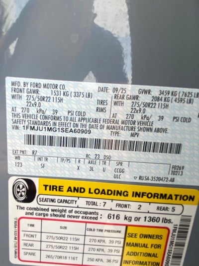 2025 Ford Expedition Platinum