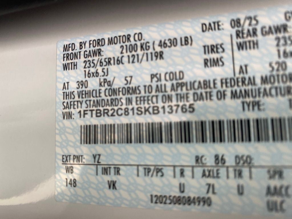 2025 Ford Transit-250 Base