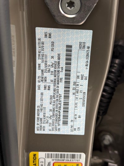 2025 Ford Ranger XLT