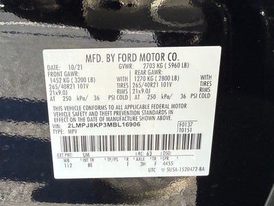 2021 Lincoln Nautilus Reserve